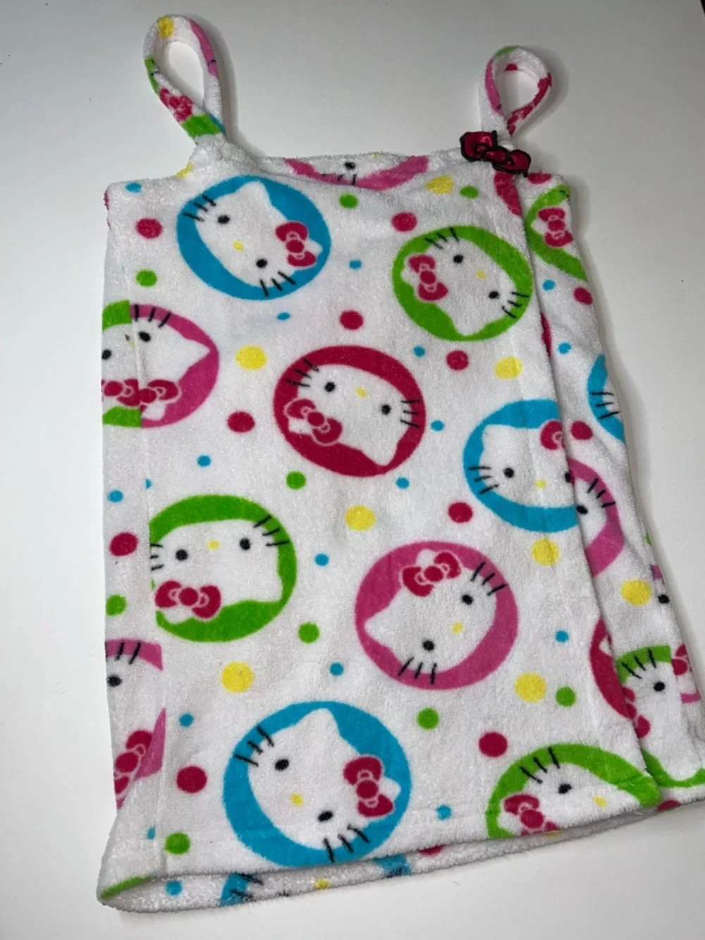 Hello Kitty Sanrio Pink Wrap Robe Towel Size Small Medium 2008 Rare